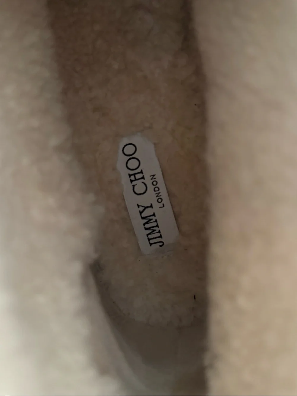 New Jimmy Choo Shea shearling-lined leather ankle boots $1,450 41